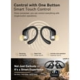 thumbnail image 5 of Wireless Earbuds, Bluetooth 5.4 Sport Headphones with Multifunctional Touch Screen, ENC Noise Cancelling, Ear Buds with IPX7 Waterproof & Bass Stereo Sound for iOS & Android，Black, 5 of 7