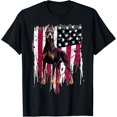 thumbnail image 2 of Doberman Pinscher American Flag USA Awesome T-Shirt, 2 of 3