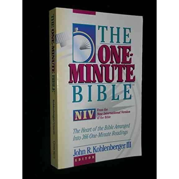Pre-Owned The One-Minute Bible: New International Version Paperback Kohlenberger, John R., III