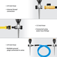 thumbnail image 1 of 2pack Gear Drive Sprinkler, 360-Degree Automatic Sprinkler, 1 of 6