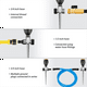 thumbnail image 2 of Paquete de 2 Aspersores con Transmisión por Engranajes, Aspersor Automático de 360 Grados para un Riego Eficiente del Césped, 2 of 7