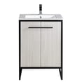 thumbnail image 2 of Fine Fixtures Vdara 24" Bathroom vanity Cabinet Set, Silver Gray, 2 of 7