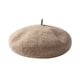thumbnail image 1 of EeaseMX Boina cálida de lana para bebé, gorro de invierno para niña, talla M (moca), 1 of 8