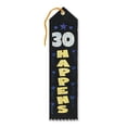 thumbnail image 2 of Pack of 6 Black "30 Happens Award" School Award Ribbon Bookmarks 8", 2 of 2
