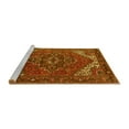 thumbnail image 2 of Ahgly Company Machine Washable Indoor Rectangle Persian Yellow Traditional Area Rugs, 2' x 4', 2 of 4
