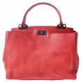 thumbnail image 1 of Peekaboo Womens Leather Handbag, Light Red, 1 of 1