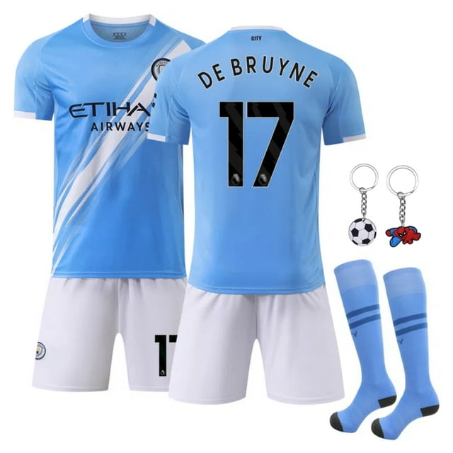 2025/26 Manchester Home #17 De Bruyne Soccer Jersey Kits