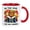 Red, variant on Funny Bear Mug, Bear King Coffee Cup, Humorous Mug of The Theme Adventure Forest, Suitable Gift for Animal Lovers and Boyfriend