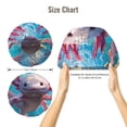 thumbnail image 5 of Naloa Cute Underwater Axolotl Adjustable Hair Bonnet for Sleeping, Hair Wrap Sleep Cap Turban for Women Men, Curly Straight Hair Long Large Braid Unisex, 5 of 6