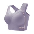 thumbnail image 2 of Wirefree Sports Bra for Plus Size Women, Full Coverage with Side Support & Back Smoothing Design, High Impact Support for Running, Gym & Yoga. Silver 44, 2 of 3