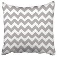 thumbnail image 1 of BOSDECO Dark Gray White Chevron Zig-Zag Pattern Gift Her Pillow Case Pillow Cover 16x16 inch, 1 of 1