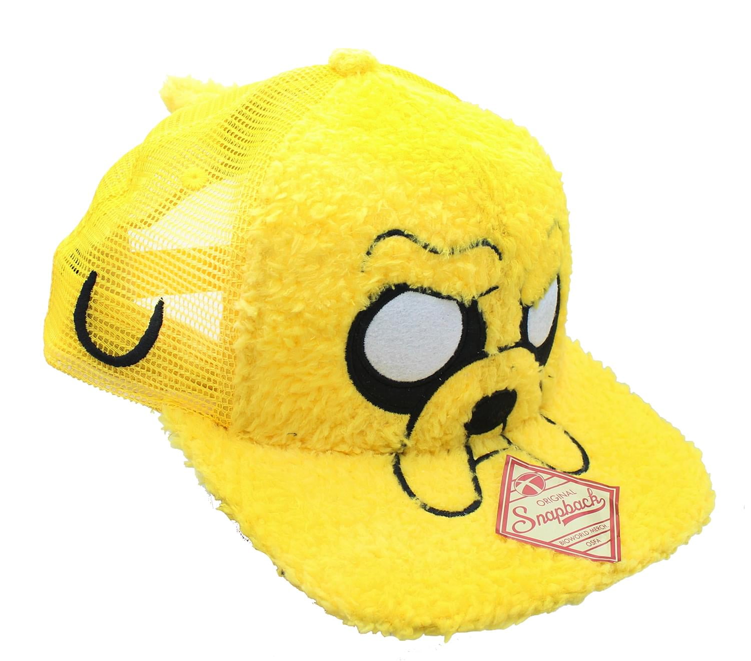 Adventure Time Jake Furry Snapback Hat 