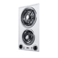 thumbnail image 2 of Summit CCE225WH 230V Table de Cuisson à 2 Brûleurs à Bobine, Blanc, 2 of 9
