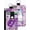 Purple Rose, variant on Wallet for Women Mini Zip Card Case with Clear ID Window Zipper Purse Lightweight Portable Wallet RFID Blocking Card Case Card Holder for Women