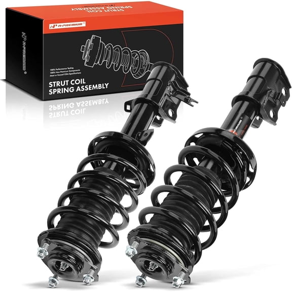 A-Premium Front Pair (2) Complete Strut and Coil Spring Assembly Compatible with Acura ILX 2016-2021, Driver and Passenger Side