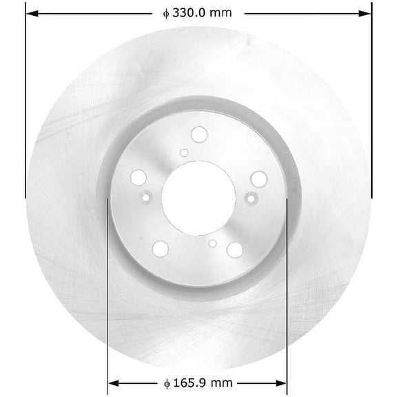 BENDIX PREMIUM PRT5783 - Disc Brake Rotor Fits select: 2009-2015 HONDA PILOT, 2007-2013 ACURA MDX