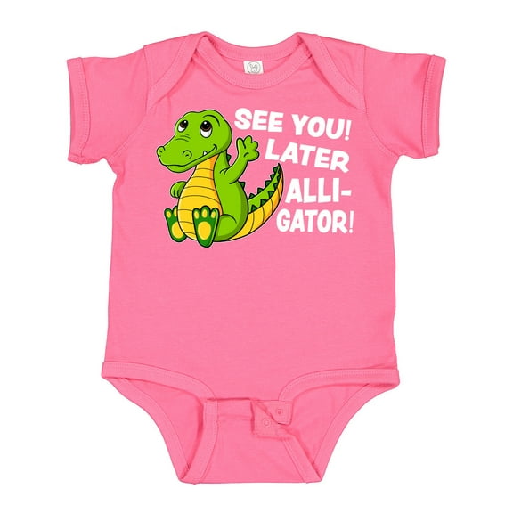 Inktastic See You Later Alligator Boys or Girls Baby Bodysuit