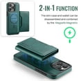thumbnail image 2 of Dteck for iPhone 15 Pro Max Case Detachable Wallet Case with Card Holder, iPhone 15 Pro Max Magnetic Case Compatible with MagSafe, PU Leather RFID Blocking Flip Kickstand Credit Slots,Green, 2 of 7