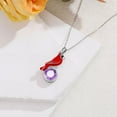 Collar De Plata De Ley 925 Con Colgante De Rosa Y Cristal - Regalo Elegante Para Mujer, Esposa, Novia O Madre