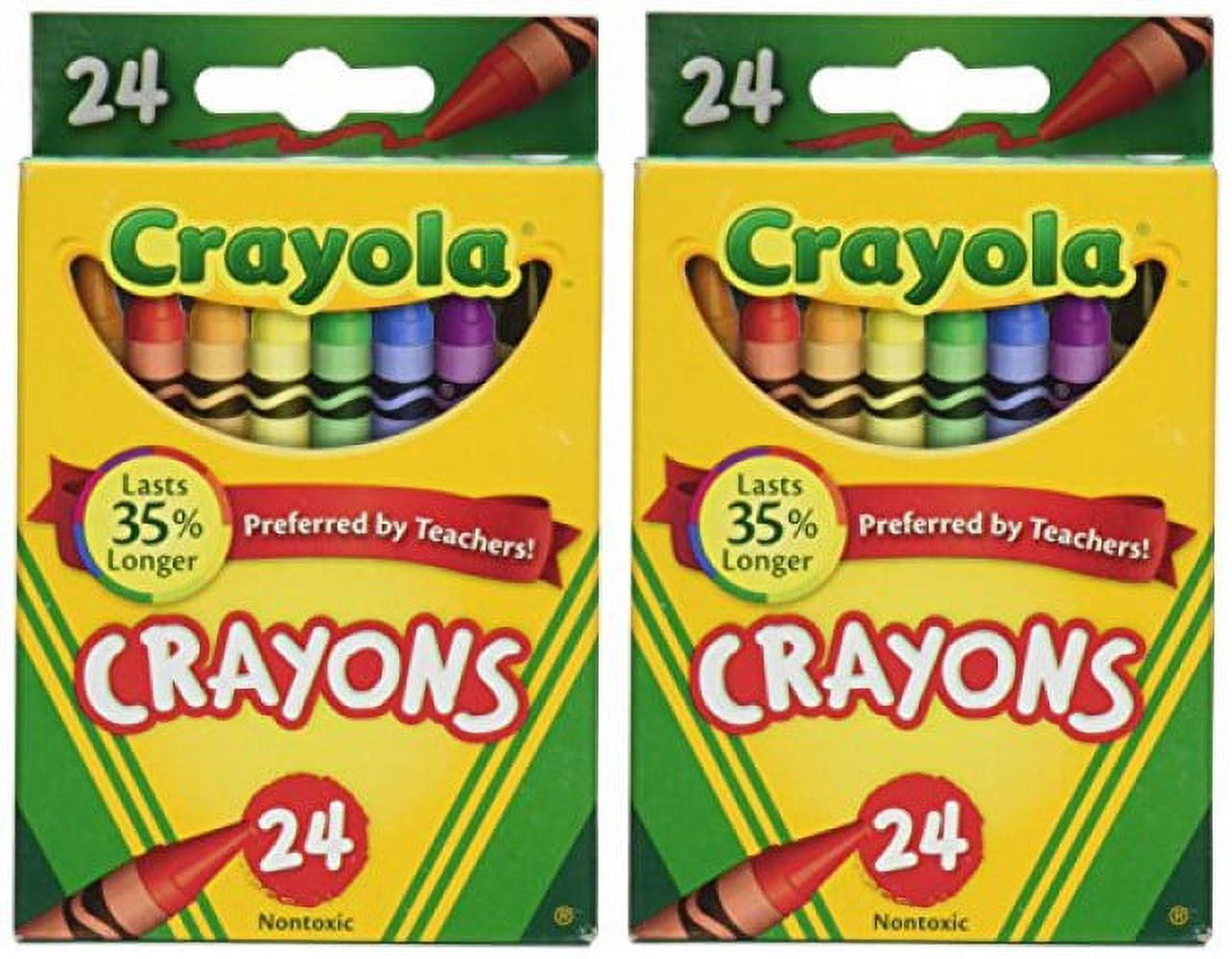 Crayola Crayons 24 Count - 2 Packs (52-3024) 
