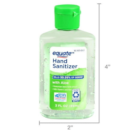 Equate Hand Sanitizer with Aloe, 3 oz