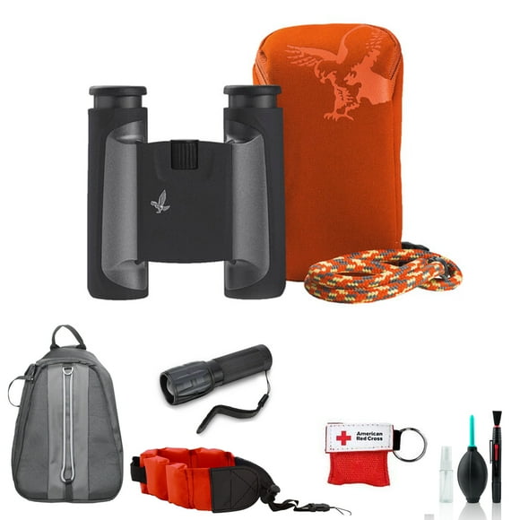 Swarovski 8x25 CL Pocket Binoculars 46153 - Kit with Backpack + More