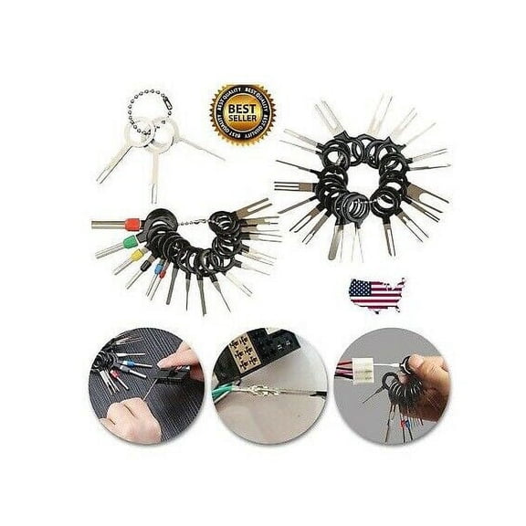 41PCS Wire Terminal Removal Tool Kit Car Electrical Wiring Crimp Connector Grand