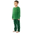 thumbnail image 4 of Fruit of the Loom Boy's Long Sleeve Fleece Pajama Set, 2-Piece, Sizes 4-16, 4 of 9
