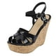thumbnail image 1 of SANDALIA DE PLATAFORMA COLOR NEGRO CON SUELA DE CORCHO Mundo Terra 022191, 1 of 2