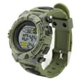 thumbnail image 4 of Reloj Deportivo Reloj Cronógrafo Noctilucente Impermeable para Hombres Regalo para Estudiantes Color Camuflaje Al Aire Libre Verde, 4 of 12