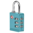 thumbnail image 3 of Travelon TSA Luggage Lock, Aqua, 1.25 x 2.5 x .5, New, 3 of 3