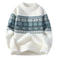 thumbnail image 1 of JMYHOAM Chandails pour Hommes Chandails Graphiques Chandails Tricotés Décontractés Chandails Chauds Col Rond Chandails Manches Longues Col Rond,m-TTTG, 1 of 8