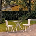 thumbnail image 1 of Siesta ISP7009S-WHI Ensemble de Salle à Manger Mio avec 2 Chaises Blanc, 1 of 1