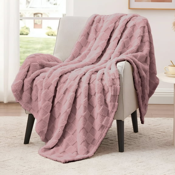 AUQ Cotton Blankets Size,Waffle Weave Super Soft Blanket,All Season Blankets&Throws,Breathable Full/ Size Blanket Cotton Blanket for Bed Thermal Blanket