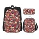 thumbnail image 1 of Balery Skull record Guitar music Mochila Escolar 3 en 1 para Niños - Mochila Resistente con Lonchera Térmica y Estuche - Mochila Escolar para Niños y Niñas, 1 of 7