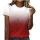 thumbnail image 1 of Camisas de Manga Corta para las Mujeres Imprimir Cuello Redondo Blusa, Camiseta de Moda para Verano Y Primavera Casual, 1 of 5