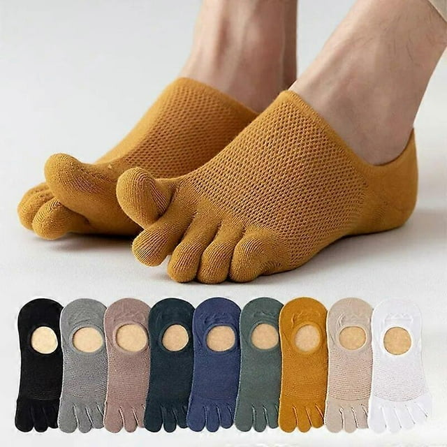 3 Pairs/lot Men s Socks Fashion Casual Soft Breathable Finger Boat Sock High Quality Mesh Casual Sox for Male Sweat-absorbing