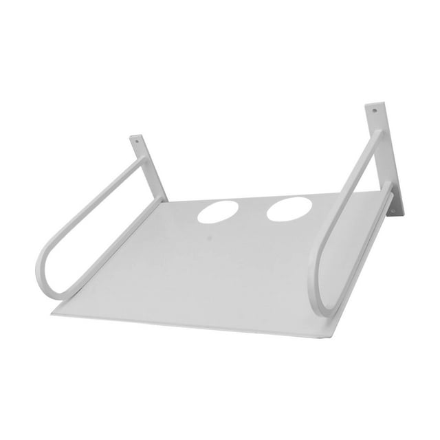 Durable Space Aluminum Wall Mounted Projector Shelf with Rounded Edges for Router TV Box DVD Player Cable Box