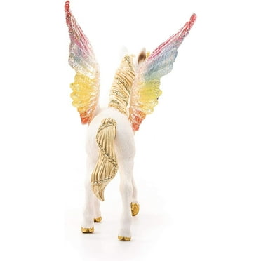 Schleich - Bayala: Winged Rainbow Unicorn Toy Figurine Educational Playset, 1 Pc