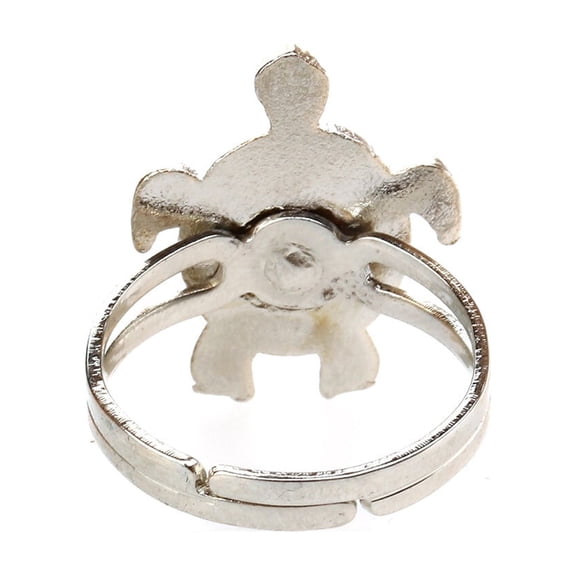 LOLIPPYY Turtle Shaped Mood Ring Color Changing Finger Ring with Adjustable Alloy Band Multi Color