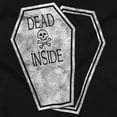 thumbnail image 2 of Funny Dead Inside Coffin Sarcastic Men's Graphic T Shirt Tees Brisco Brands S, 2 of 6