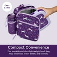 thumbnail image 4 of Bentgo Kids Insulated Lunch Tote - Water-Resistant, Reusable, Lightweight & Durable Lunch Bag with Water Bottle Holder & Mesh Pocket, Fits Lunch Box & Water Bottle - Ideal for Ages 3+ (Unicorn), 4 of 7