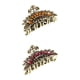 thumbnail image 1 of 2pcs Clip De Garra De cabellero Pinza De Cabello Con De Imitación Mandíbula De Mariposa Para Mujer, 1 of 7