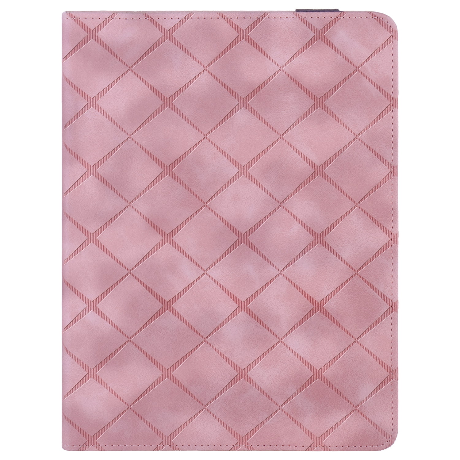 Decase for iPad A16 11th Generation Case 11 inch 2025 & iPad 10th Generation Cover 10.9" 2022 with Pencil Holder/Pockets,Auto Wake/Sleep,Folio Stand Embossed PU Leather Smart Wallet Shell,Pink