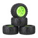 thumbnail image 4 of Neumáticos RC de 4 piezas, repuesto de actualización de llanta de rueda de neumático de goma para pieza todoterreno de carreras 1:10 Verde Sunnimix rc ruedas y neumáticos, 4 of 4