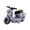 Gray, variant on Blue Pull Back Motorcycle Toy Friction Powered Ride with Steerable Wheels Flip-Up Seat Realistic Scooter Model Active Play