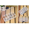 thumbnail image 2 of Clear 10/15/24 Grids Jewelry Storage Box Pills Organizer Holder Case Container, 2 of 8
