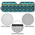 thumbnail image 6 of Yuyamidu Blue Aztec Windshield Sun Shade for 2018-2024 Jeep Wrangler JL JLU & Gladiator JT, Gemoetric Sunshades Heat Shield Car Front Window Sunshade, 6 of 7