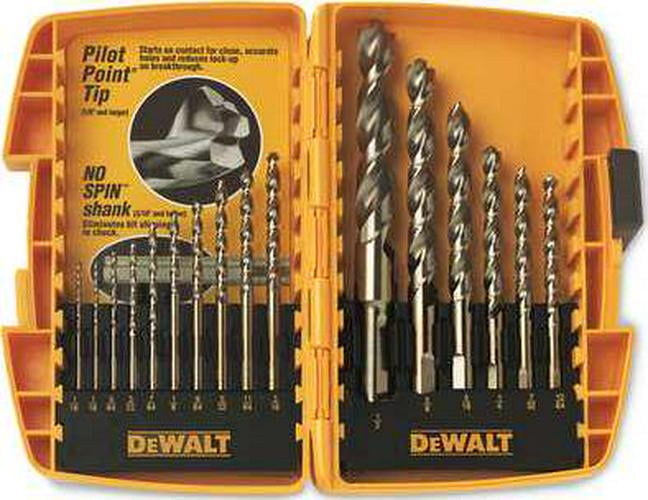 Dewalt 16 pc. PILOT POINT(R) Drill Bit Set