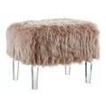 thumbnail image 3 of Andral Upholstered Fabric Ottoman, Pink, 3 of 6